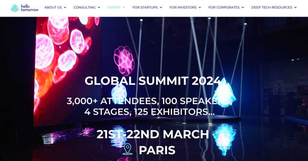 Deep tech Hello Tomorrow Global Summit 2024